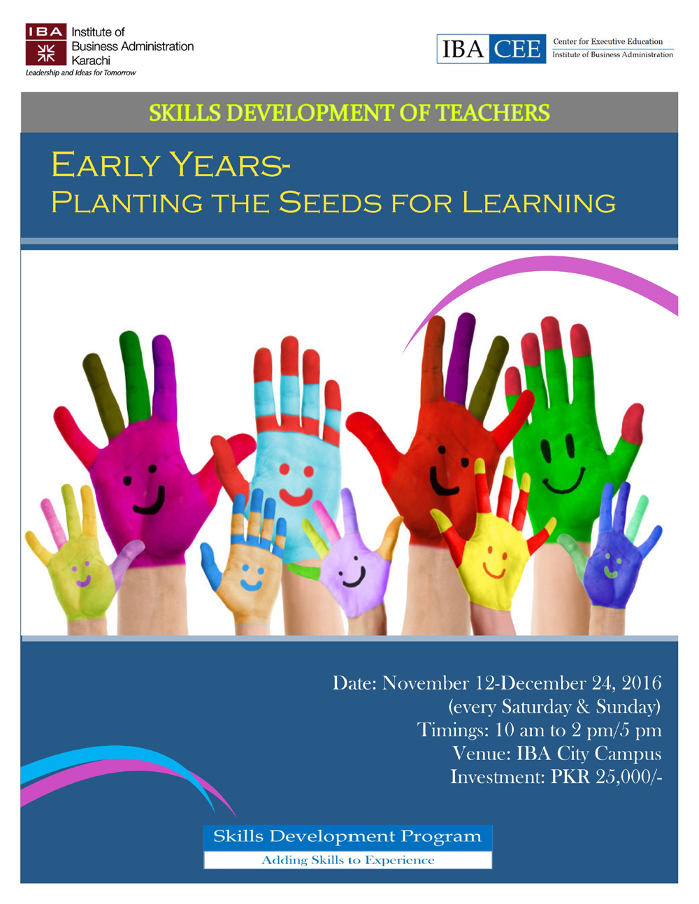 Early Years-Planting the Seeds for Learning