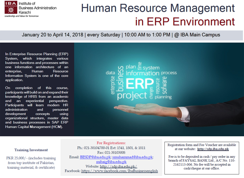 Human Resource Management in ERP Environment