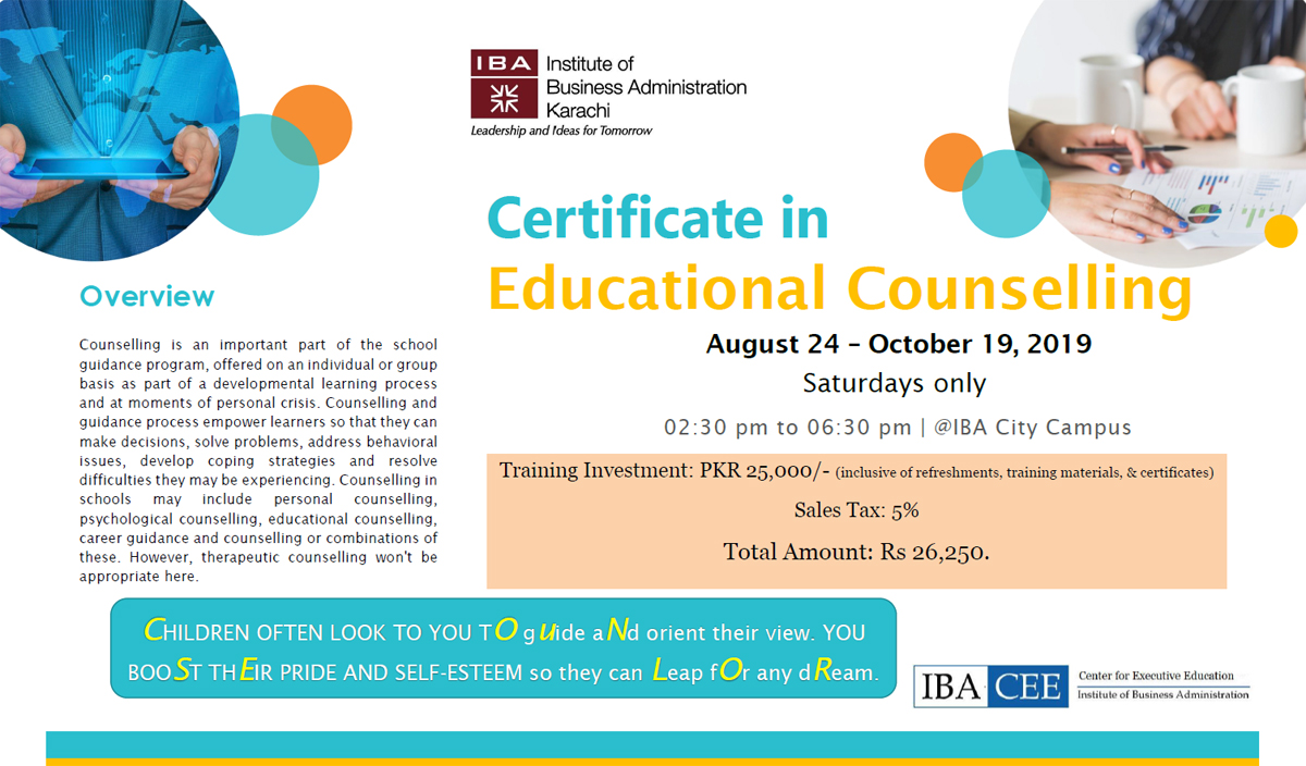 Certificate in Educational Counselling