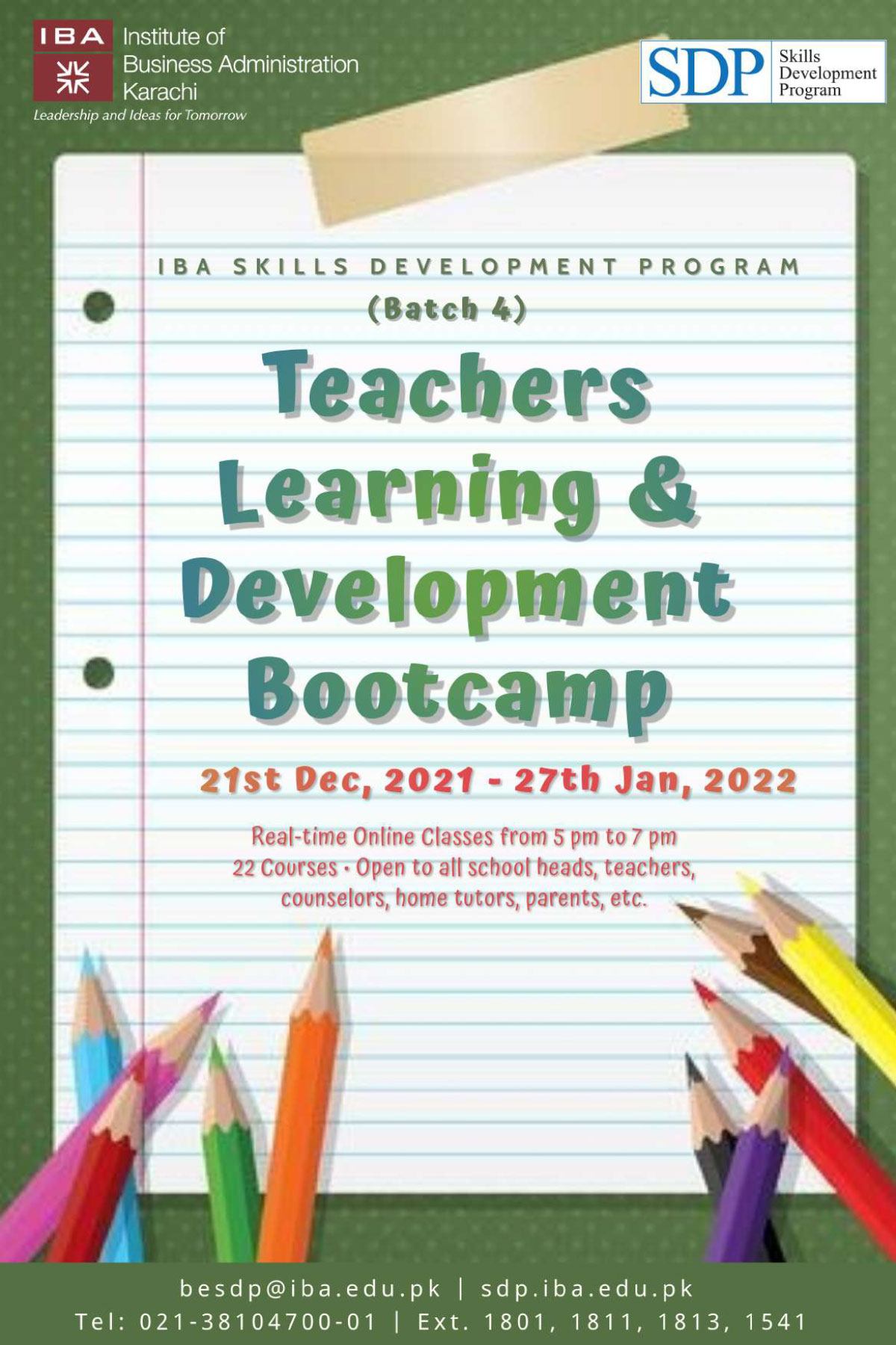 Teachers Learning & Development Bootcamp