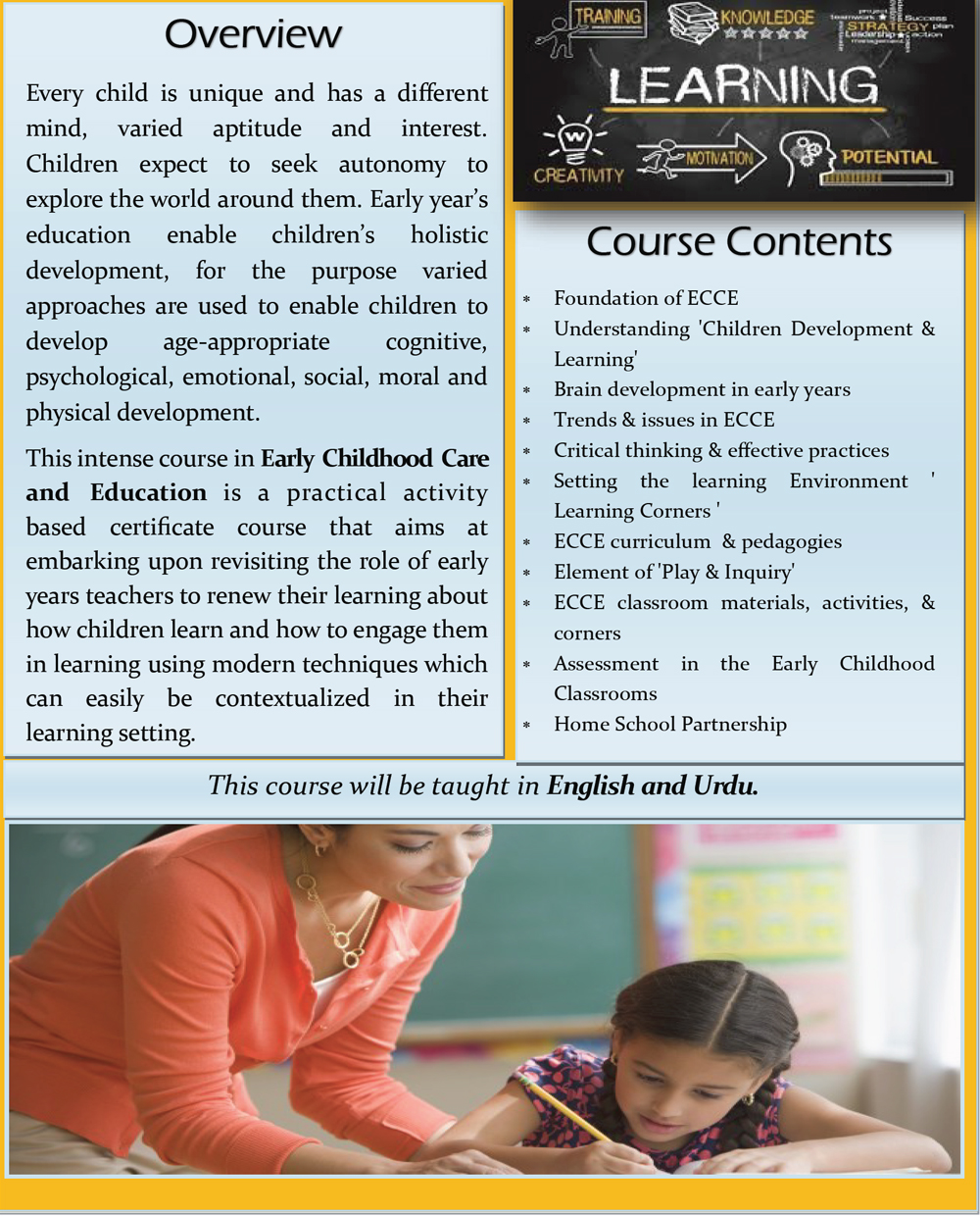 Early Childhood Care Education