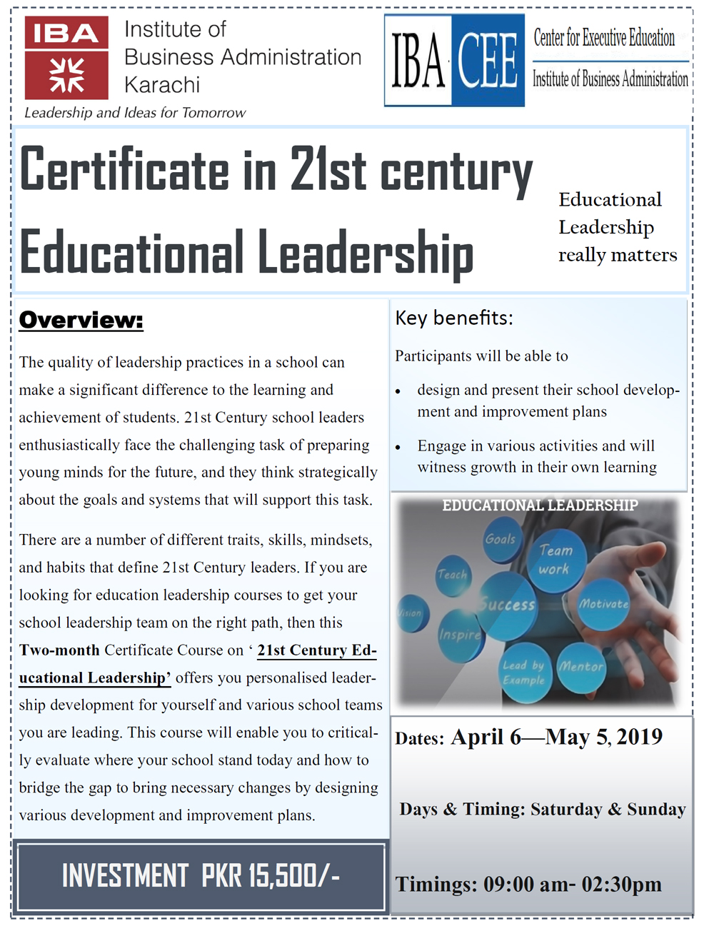 Certificate in 21st Century Educational Leadership