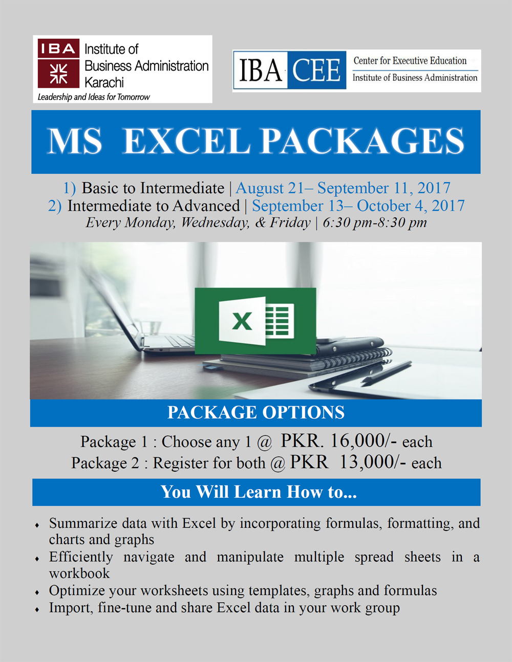 MS Excel Packages