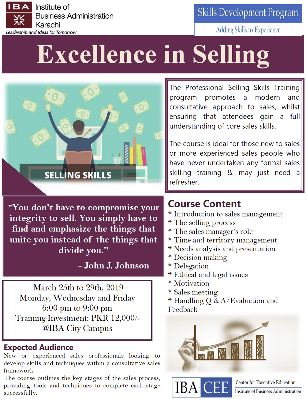 Excellence in Selling