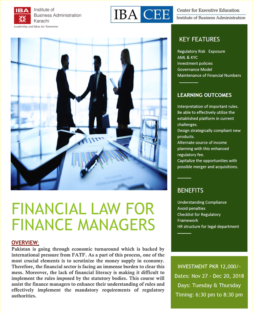 financial law for finance manager