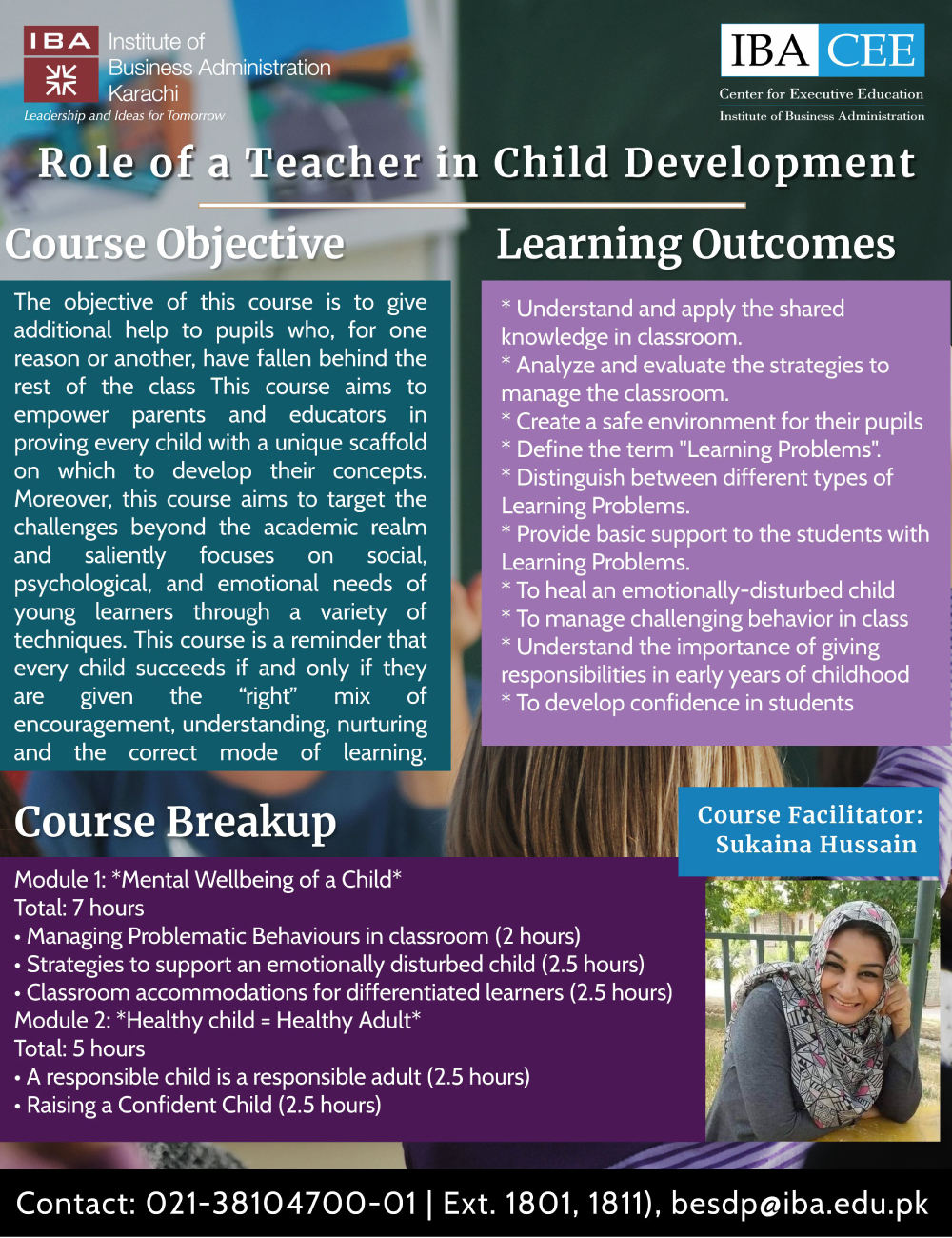 Role of a Teacher in Child Development